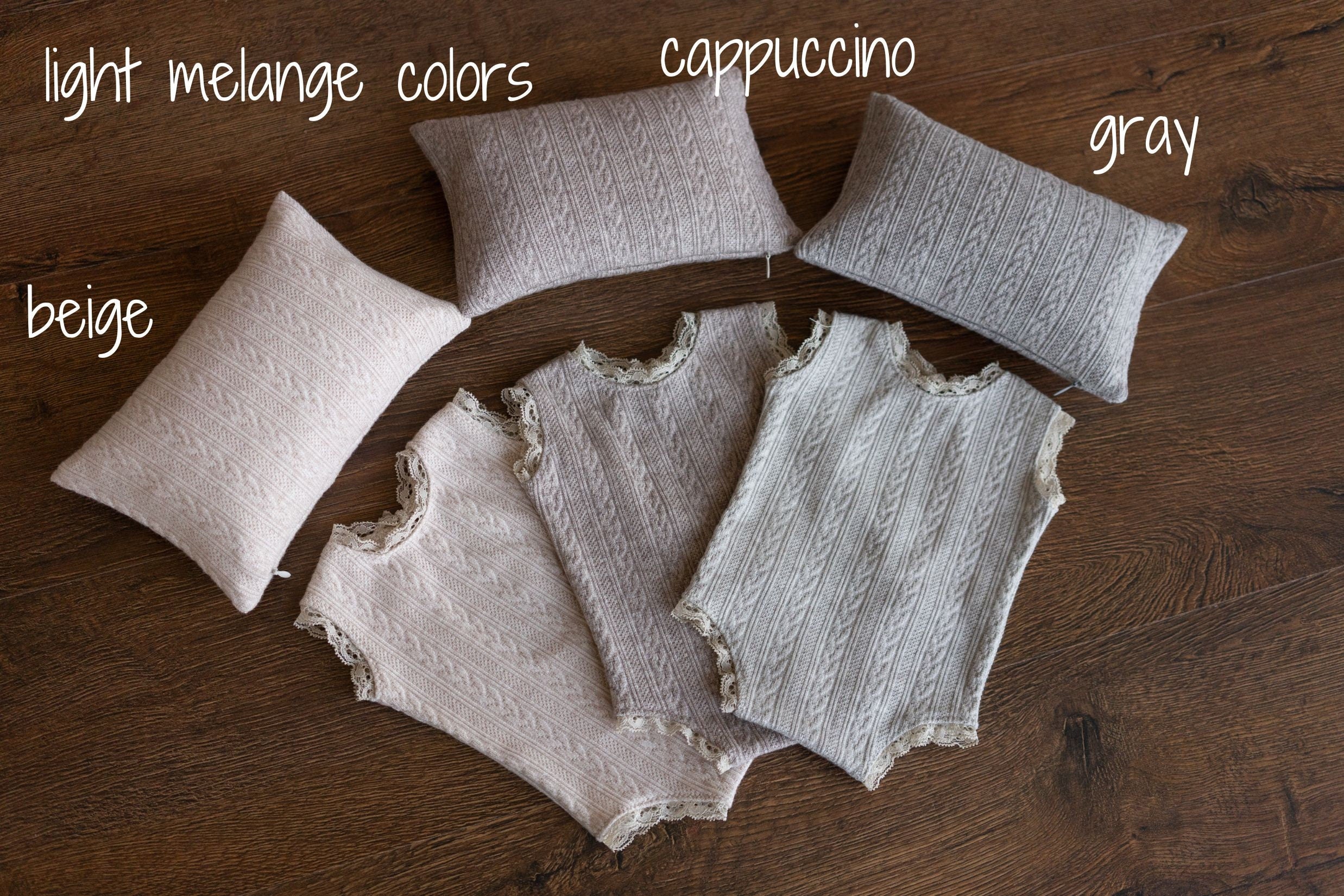 Newborn Girl Outfit with Photo Pillow, Newborn Girl Coming Home Outfit, Newborn Photography props, Newborn Posing pillow,Newborn Girl Romper