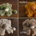 Newborn Knitted Wrap and Sleep Hat Set, Newborn Knit Sleep Hat with Pom Pom, Newborn Photography props, Newborn Wool Outfit, Newborn Fur Rug