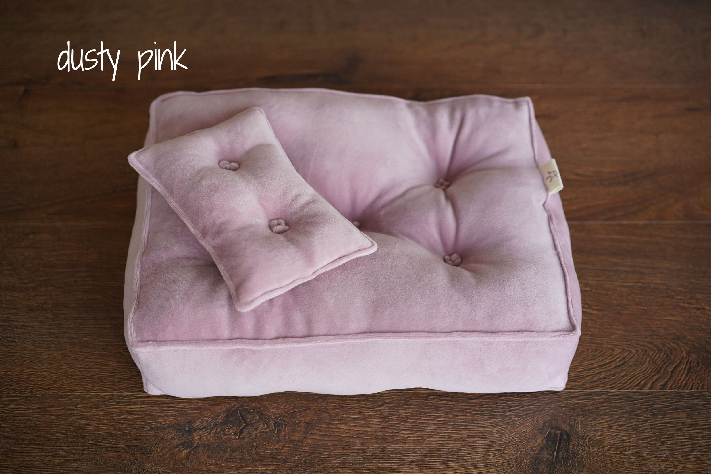 Newborn Velvet Posing Bed and Pillow, Newborn Floor Poser Pillow, Newborn Bedding Prop, Newborn Photography Props Bed, Newborn Posing Pillow