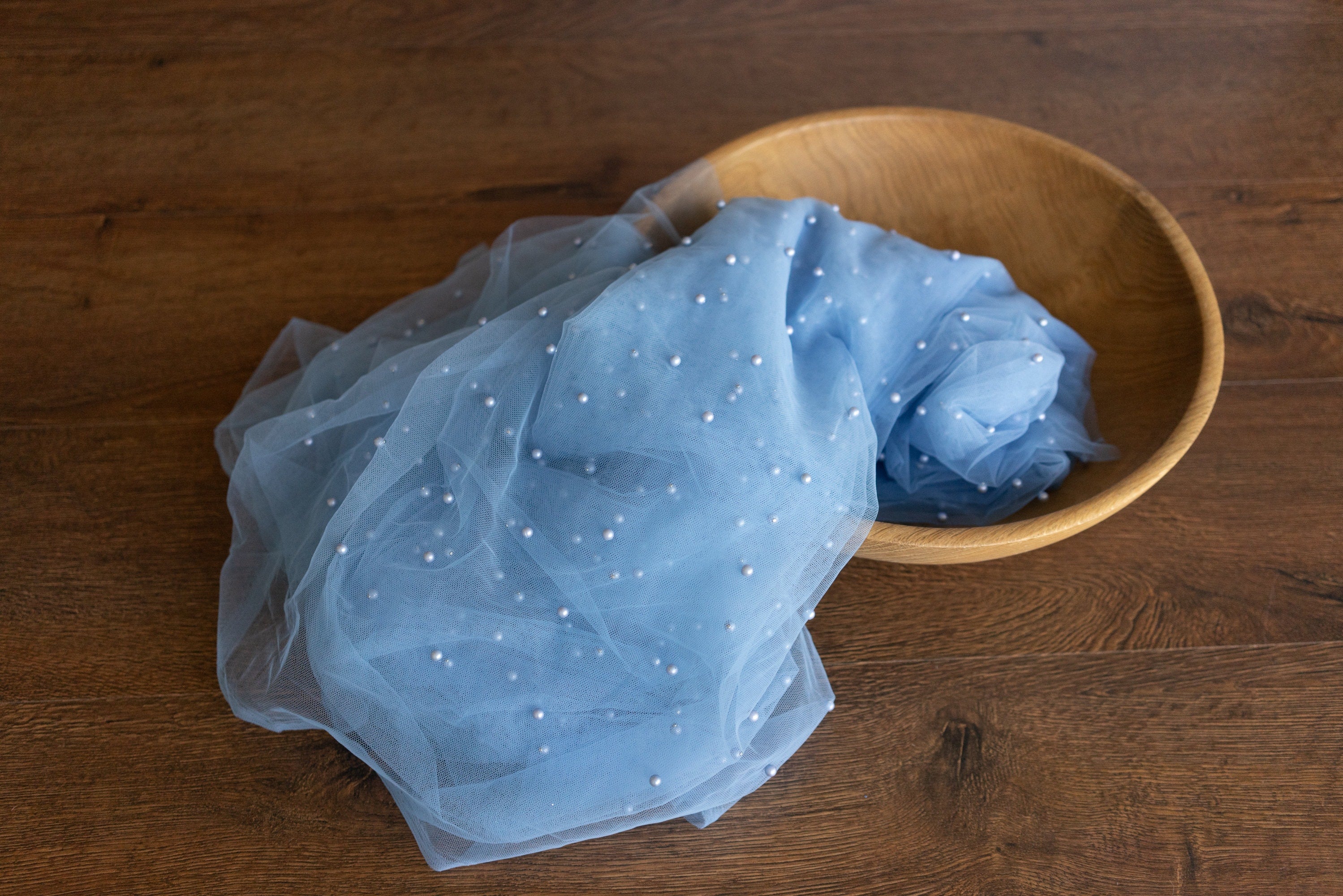 Pearl Bead Tulle Fabric for Newborn Photography Props, Newborn Wrap Pearl Beading Tulle Lace Fabric, Newborn Posing Fabric,Newborn Lace Wrap