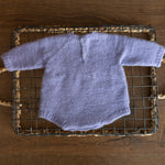 Baby Girl Knit Embroidered Flower Romper, Newborn coming home outfit for Girl, Hand Embroidered Knit Romper, Newborn Knitted Outfit