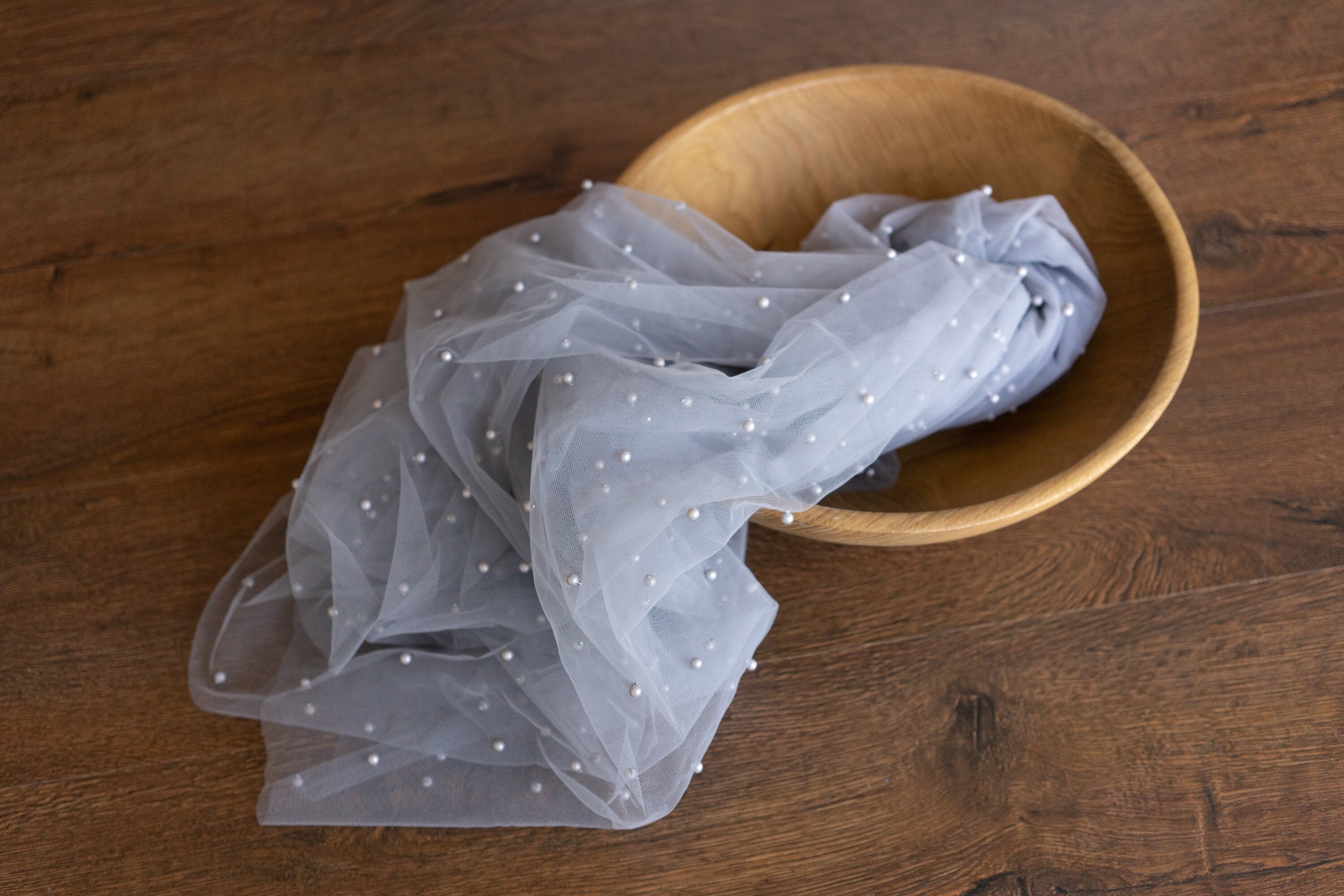 Pearl Bead Tulle Fabric for Newborn Photography Props, Newborn Wrap Pearl Beading Tulle Lace Fabric, Newborn Posing Fabric,Newborn Lace Wrap