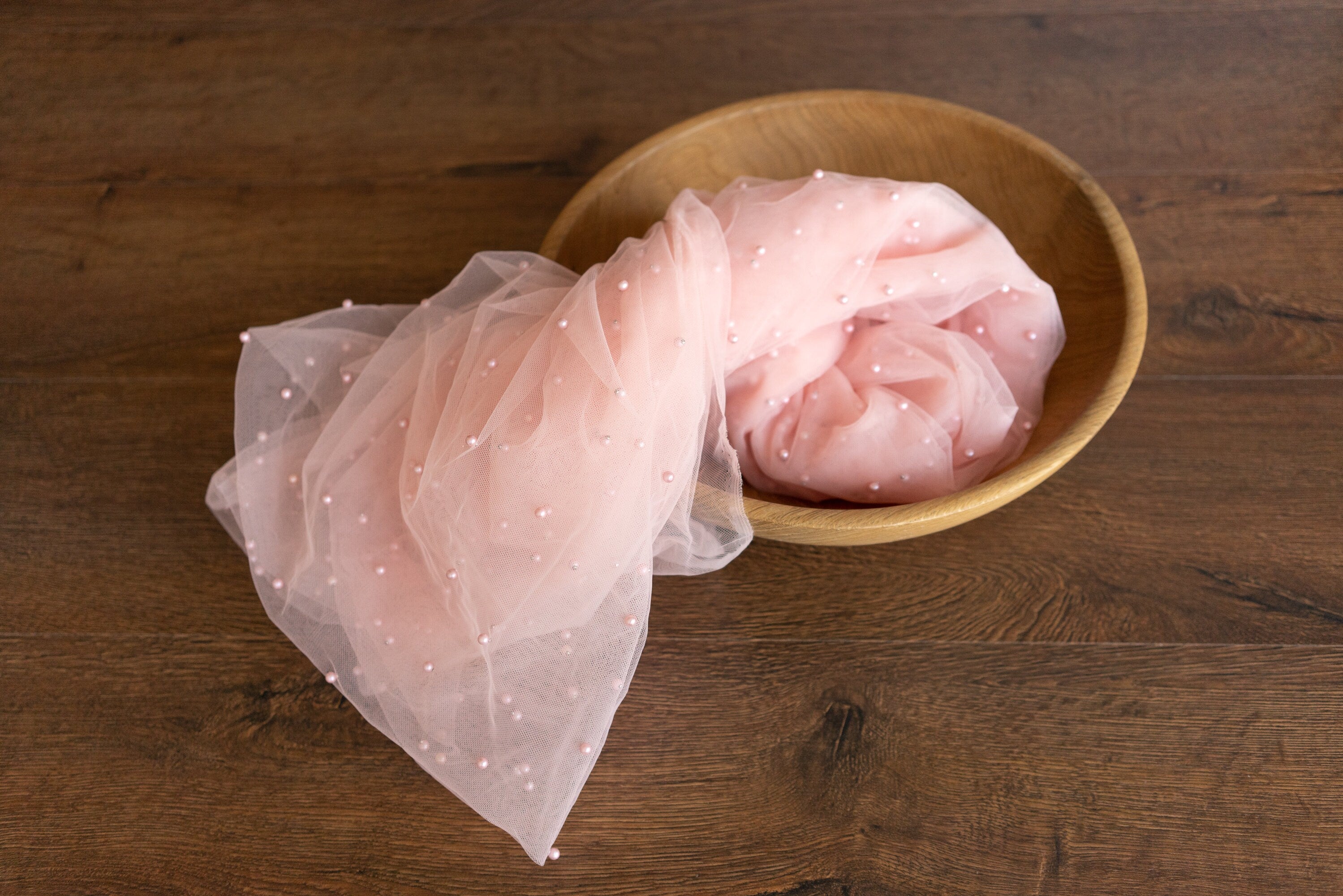 Pearl Bead Tulle Fabric for Newborn Photography Props, Newborn Wrap Pearl Beading Tulle Lace Fabric, Newborn Posing Fabric,Newborn Lace Wrap