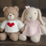 Knitted Toy Clothing, Doll Clothing Knitted Cardigan for Toy Clothes, Knitted Dress up Jacket for Stuffed Toy, Newborn Photography props