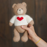 Knitted Toy Clothing, Doll Clothing Knitted Cardigan for Toy Clothes, Knitted Dress up Jacket for Stuffed Toy, Newborn Photography props