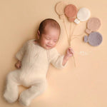 Footed Newborn Romper Outfit, Newborn Footed Romper,Newborn Knitted Outfit Girl,Newborn Photography props,Newborn Knitted Sleeper Outfit