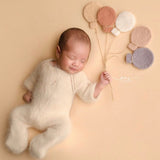 Footed Newborn Romper Outfit, Newborn Footed Romper,Newborn Knitted Outfit Girl,Newborn Photography props,Newborn Knitted Sleeper Outfit