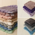 Newborn Merino Wool Blanket, Newborn Braid Blanket, New Baby Knitted Blanket, Newborn Photography Props, Newborn Basket Stuffer Bump Blanket