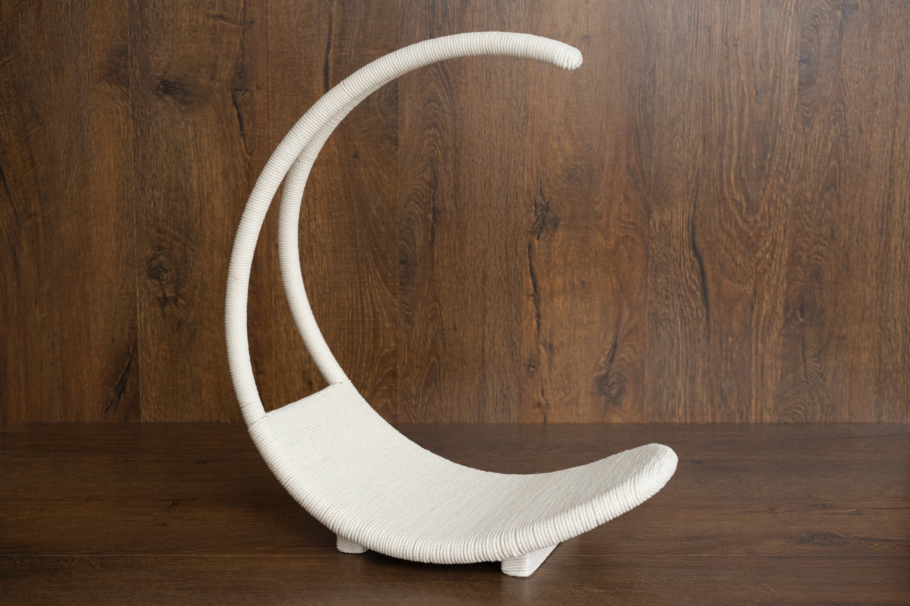 Newborn Moon Basket Photography Props, Newborn Moon Photo Props, Newborn Basket Prop, Newborn Macrame Photo Prop, Newborn Macrame Basket