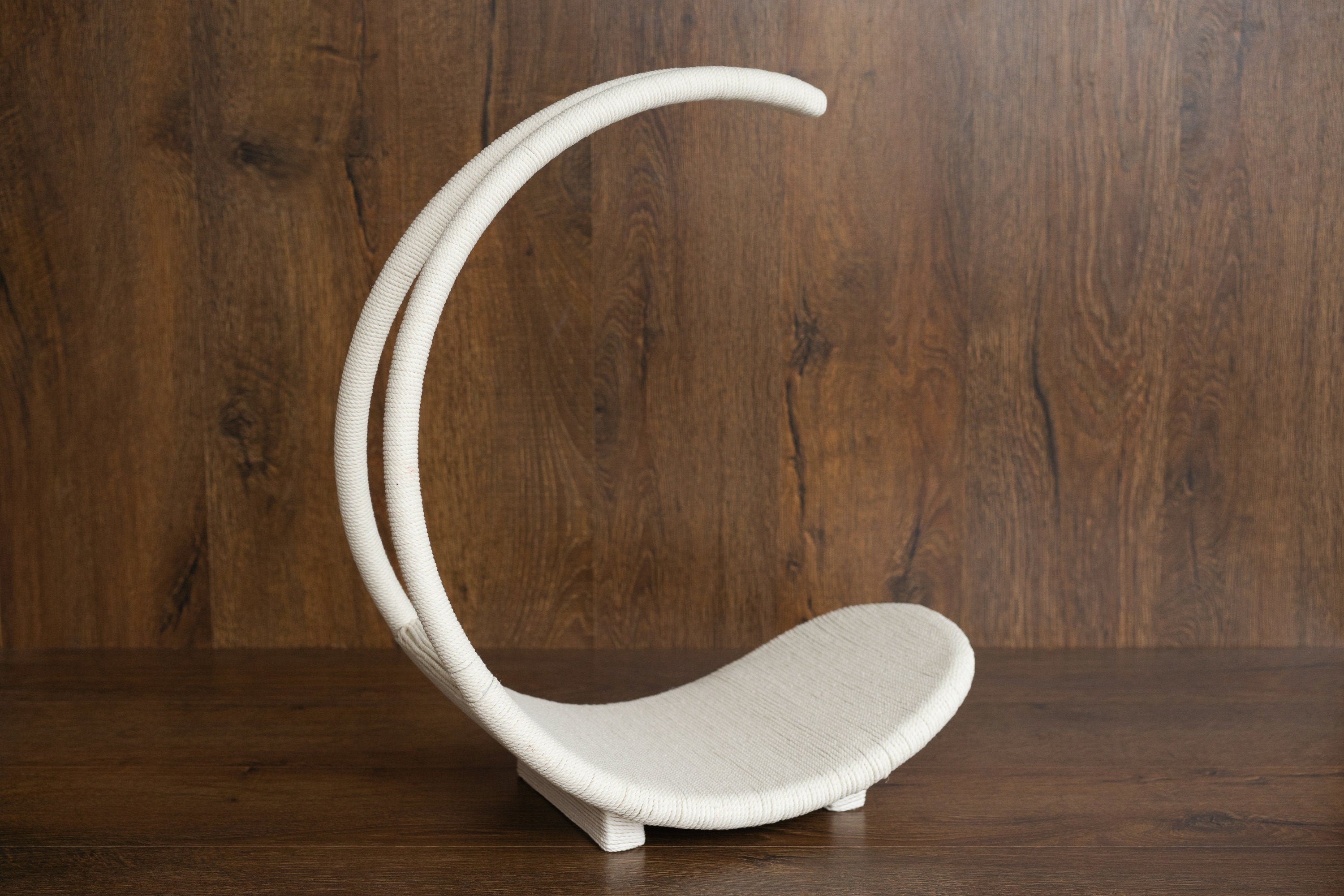 Newborn Moon Basket Photography Props, Newborn Moon Photo Props, Newborn Basket Prop, Newborn Macrame Photo Prop, Newborn Macrame Basket