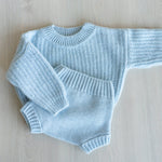 Chunky knit baby sweater – cozy clothing for newborns up to 2 years