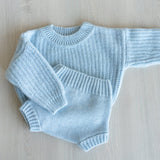 Chunky knit baby sweater – cozy clothing for newborns up to 2 years