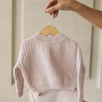 Chunky knit baby sweater – cozy clothing for newborns up to 2 years