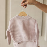 Chunky knit baby sweater – cozy clothing for newborns up to 2 years