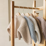 Chunky knit baby sweater – cozy clothing for newborns up to 2 years