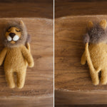 Newborn Felted Animal Toy for Photography, Newborn Felted Lion Toy, Newborn Felted Giraffe Toy,Newborn Felted Horse Toy, Newborn Felted Seal