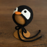 Newborn Penguin Cocoon Photo Props, Penguin Newborn Photography props, Newborn Penguin Potato Pouch with Bonnet, Newborn Coming Home Outfit