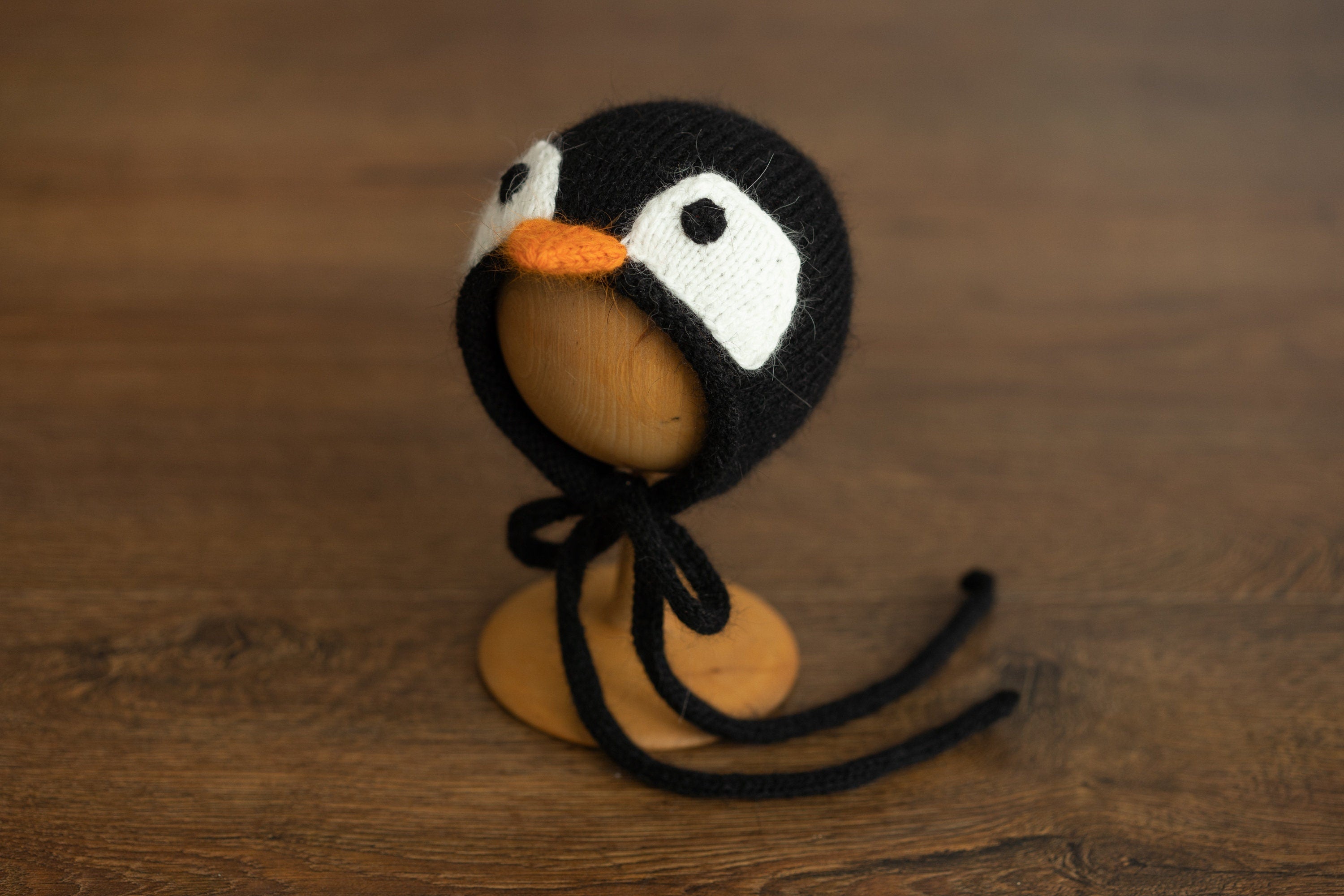 Newborn Penguin Cocoon Photo Props, Penguin Newborn Photography props, Newborn Penguin Potato Pouch with Bonnet, Newborn Coming Home Outfit