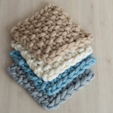 Newborn Merino Wool Blanket, Newborn Braid Blanket, New Baby Knitted Blanket, Newborn Photography Props, Newborn Basket Stuffer Bump Blanket