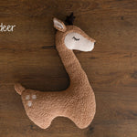 Newborn Animal Posing Pillow for Newborn Photography props, Newborn Deer Posing Pillow, Newborn Deer Poser Pillow, Newborn Stuffed Animal