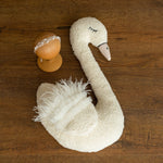 Newborn Flamingo Posing Toy, Newborn Animal Posing Pillow for Newborn Photography props, Newborn Stuffed Animal Pillow, White Swan Pillow