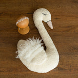 Newborn Flamingo Posing Toy, Newborn Animal Posing Pillow for Newborn Photography props, Newborn Stuffed Animal Pillow, White Swan Pillow