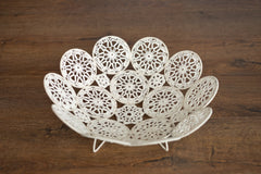 Newborn Macrame Basket in Boho Style Decor, Newborn Crochet Bowl, Newborn Photography Prop Boho, Newborn Basket Prop, Macrame Photo Prop