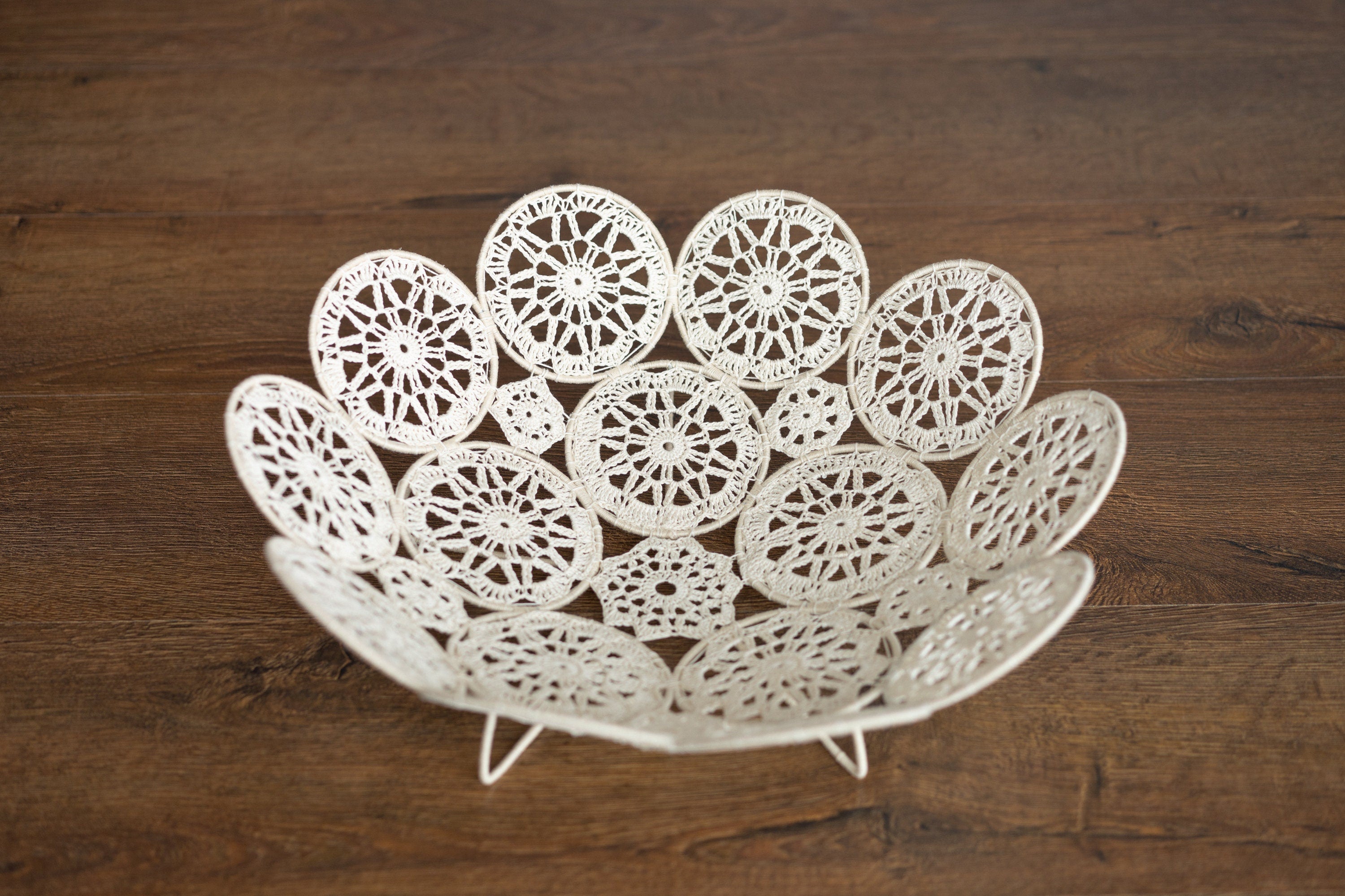 Newborn Macrame Basket in Boho Style Decor, Newborn Crochet Bowl, Newborn Photography Prop Boho, Newborn Basket Prop, Macrame Photo Prop