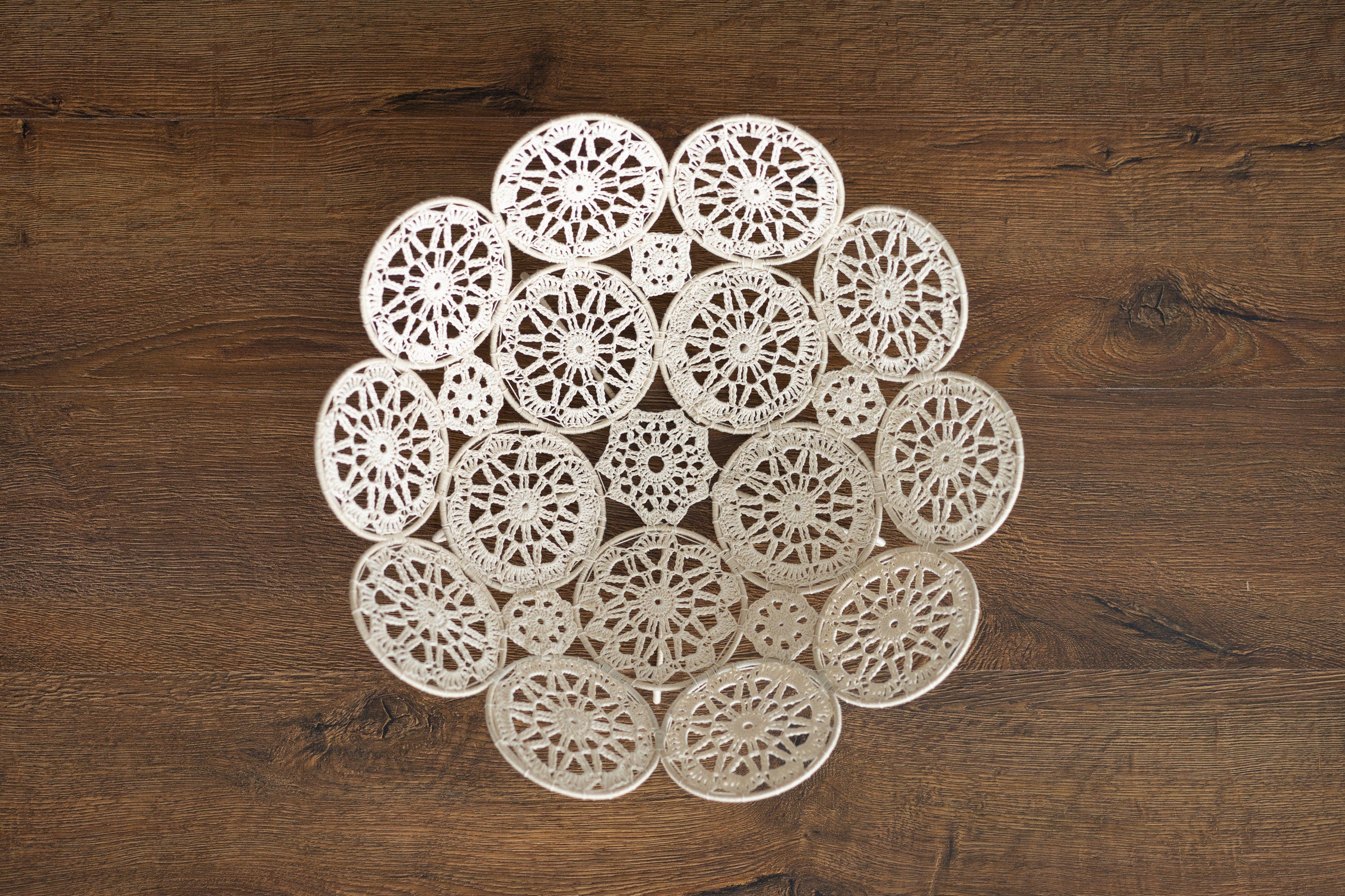 Newborn Macrame Basket in Boho Style Decor, Newborn Crochet Bowl, Newborn Photography Prop Boho, Newborn Basket Prop, Macrame Photo Prop