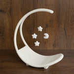 Newborn Moon Basket Photography Props, Newborn Moon Photo Props, Newborn Basket Prop, Newborn Macrame Photo Prop, Newborn Macrame Basket