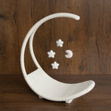 Newborn Moon Basket Photography Props, Newborn Moon Photo Props, Newborn Basket Prop, Newborn Macrame Photo Prop, Newborn Macrame Basket