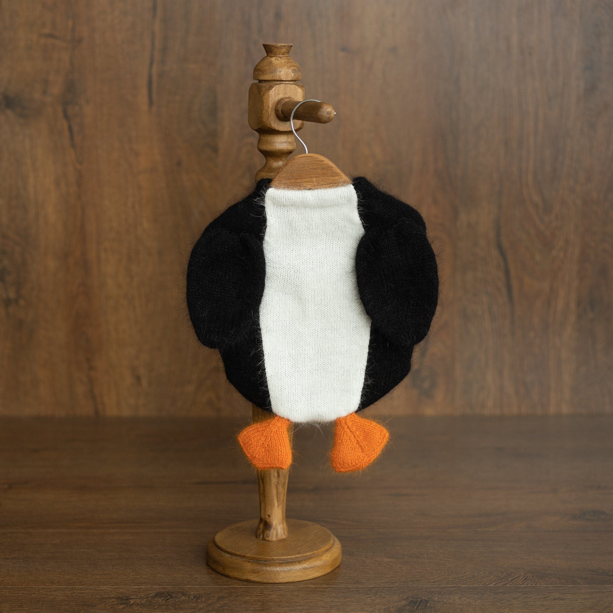 Newborn Penguin Cocoon Photo Props, Penguin Newborn Photography props, Newborn Penguin Potato Pouch with Bonnet, Newborn Coming Home Outfit