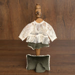 Newborn Girl Outfit with Photo Pillow, Newborn Girl Coming Home Outfit, Newborn Photography props, Newborn Posing pillow,Newborn Girl Romper