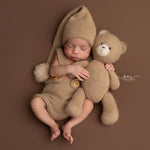 Newborn Knitted Outfit, Unisex Baby Clothing Knitted, Newborn Photography props, Newborn boy coming home outfit, Newborn Knit Overall Boy