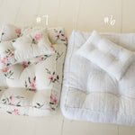 Newborn Photo Posing Bed and Pillow, Newborn Floor Poser Pillow, Newborn Photo Bedding Prop, Newborn Photography Prop, Newborn Posing Pillow