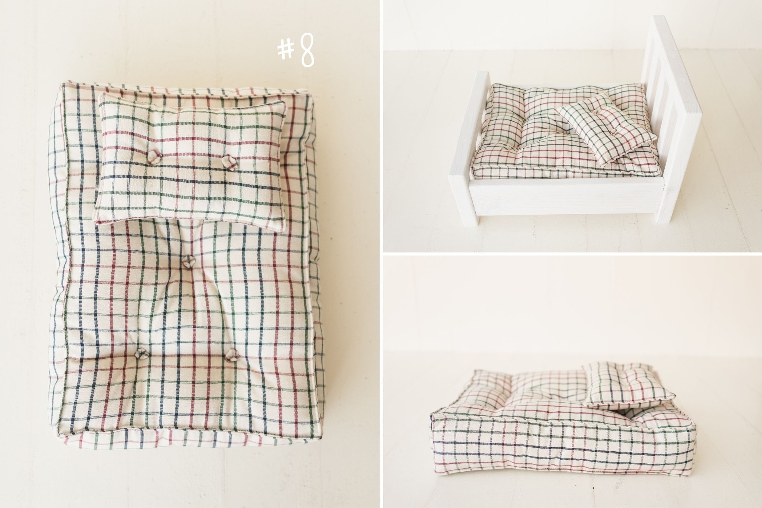 Newborn Photo Posing Bed and Pillow, Newborn Floor Poser Pillow, Newborn Photo Bedding Prop, Newborn Photography Prop, Newborn Posing Pillow