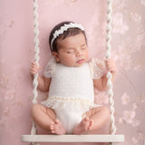 Macrame Swing Photography Prop Furniture, Newborn Macrame Swing Props, Macrame Newborn Boho Photography Props, Macrame Baby Photo Swing Prop