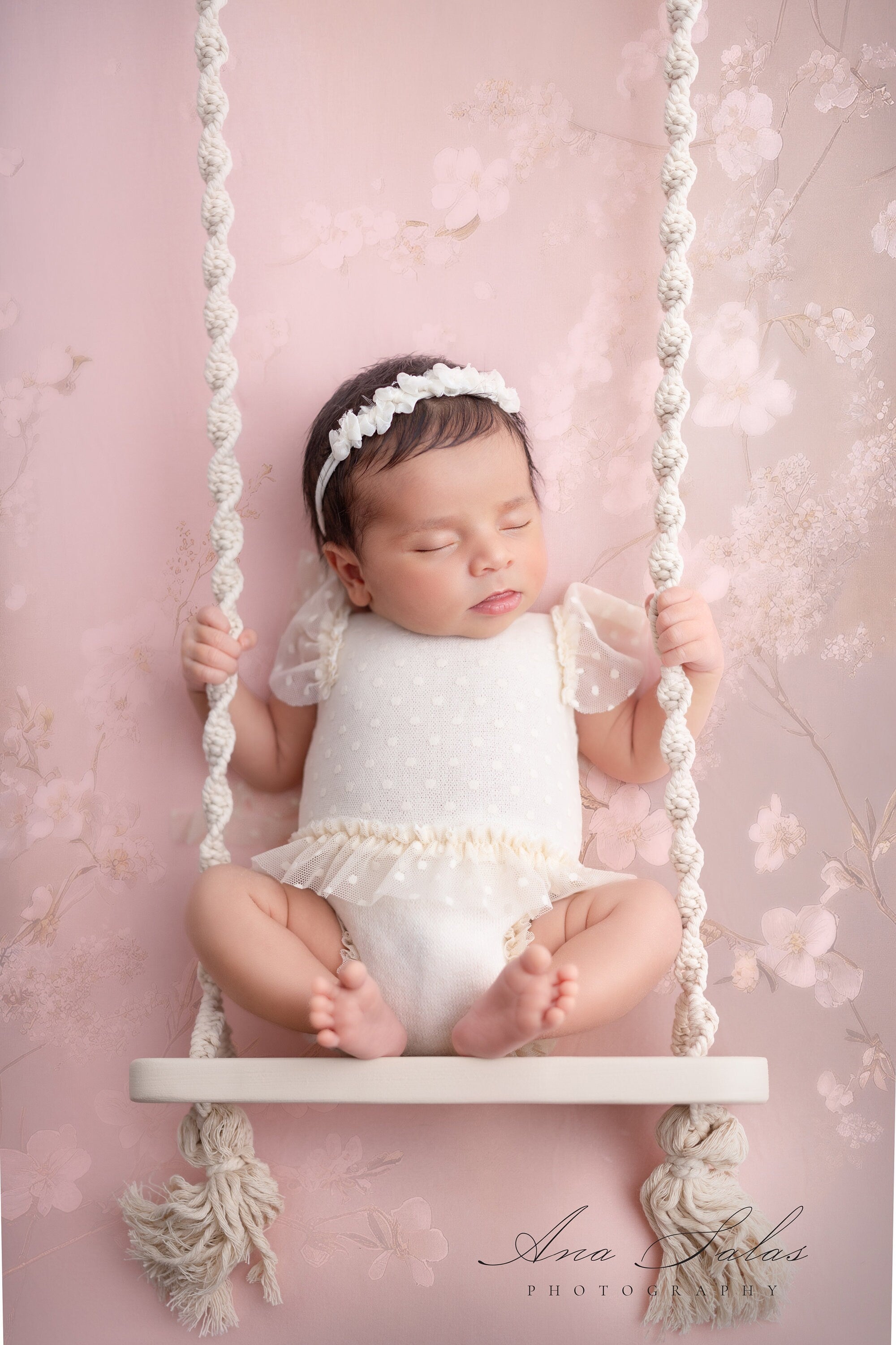 Macrame Swing Photography Prop Furniture, Newborn Macrame Swing Props, Macrame Newborn Boho Photography Props, Macrame Baby Photo Swing Prop