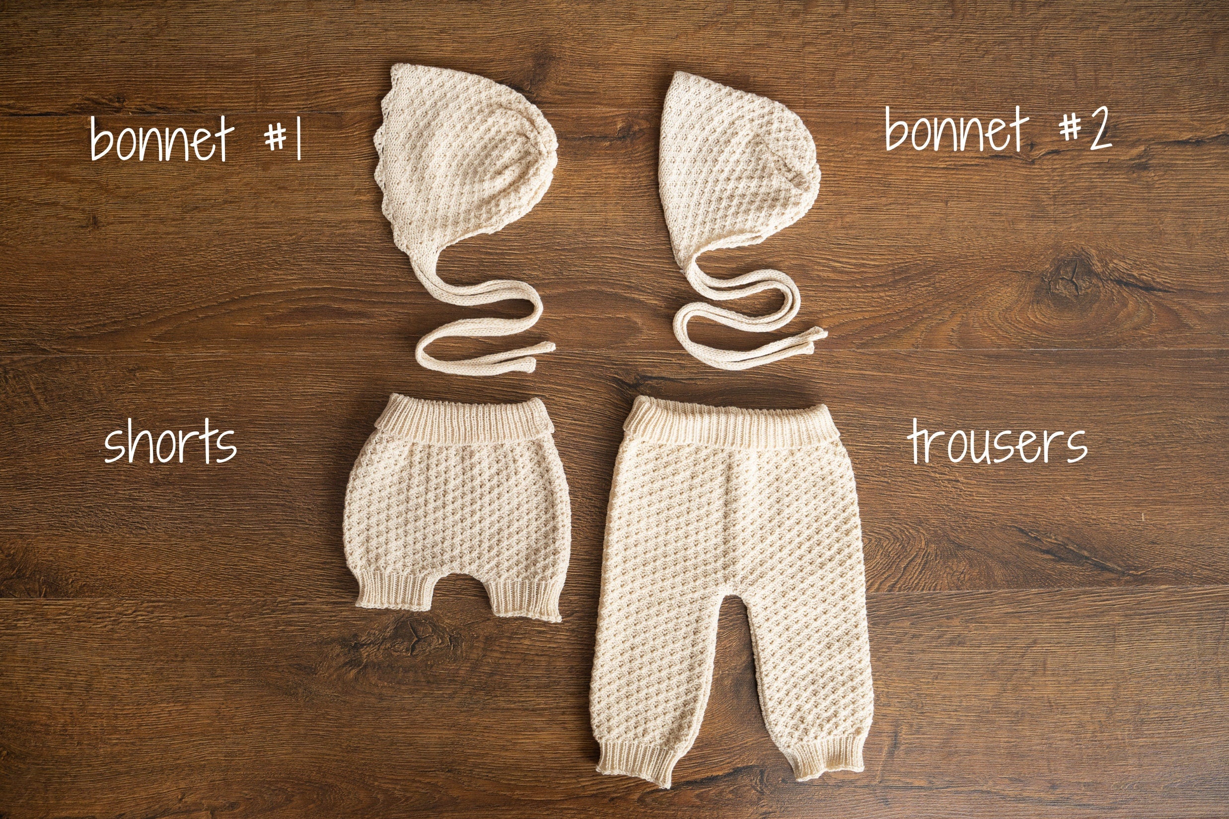 Brown Newborn Crochet Romper and Bonnet Set, Newborn Knitted Outfit, Newborn Knitted Blanket, Newborn Photography props, Baby Boy Outfit
