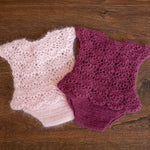 Newborn Knitted Girl Romper, Newborn Girl Bonnet, Newborn Romper Girl, Newborn Girl Outfit,Newborn Photography Props,Newborn Photo Props Set