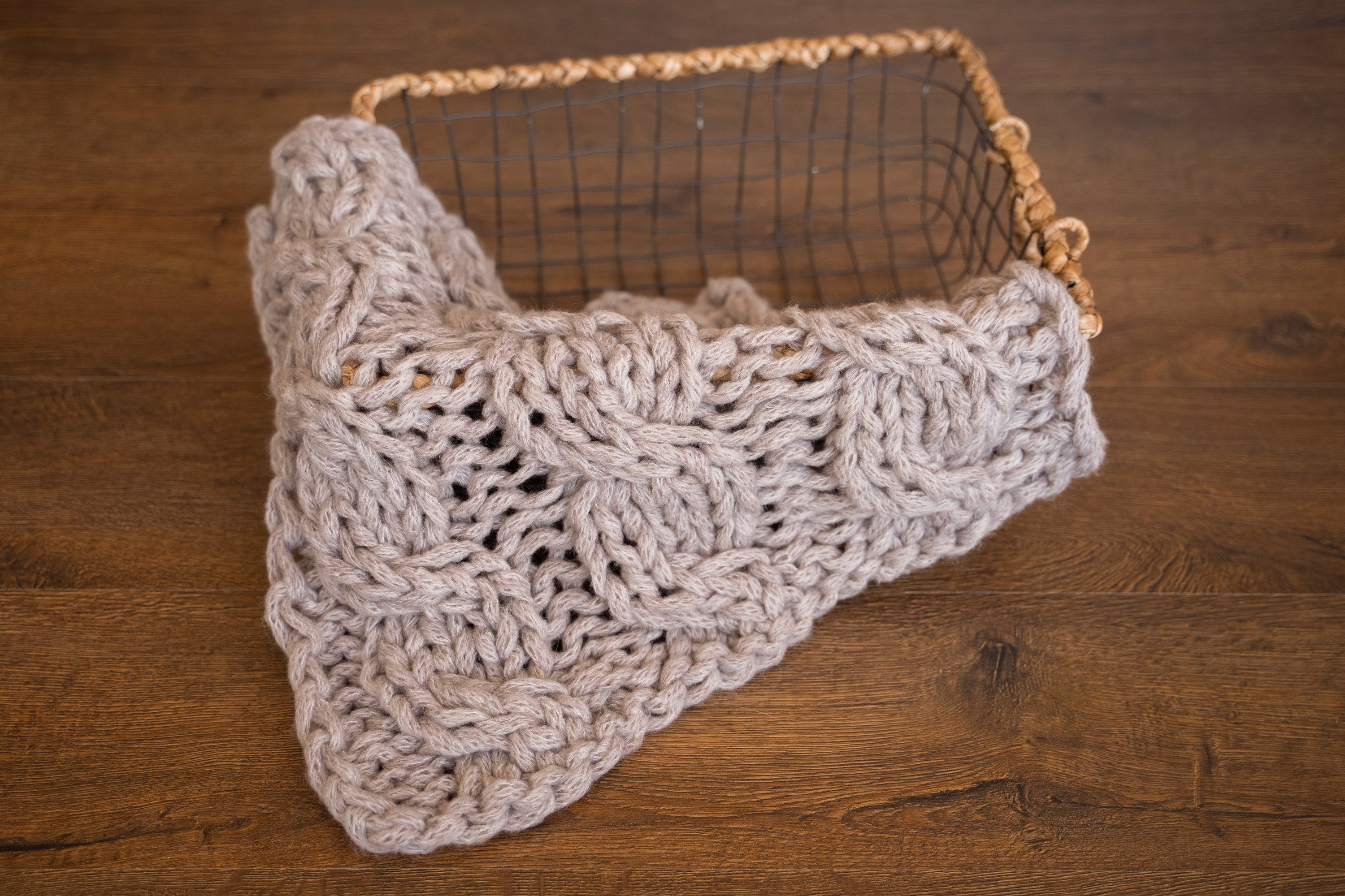 Knitted Cable Blanket for Newborn photography props, Newborn Knitted Blanket, Newborn Crochet Blanket, Knitted Newborn props for photography