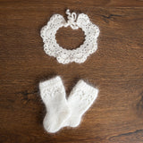 Baby Knitted Collar for Girl, Baby Girl Crochet Collars, Newborn Girl Outfit, Newborn Photography Props, Newborn Collar Accesories