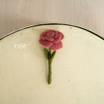 Newborn Felted Flowers Photo Toy, Needle Felted Mini Flowers, Newborn Felted Props for Girl, Newborn Photography Props, Felt Flower Decor