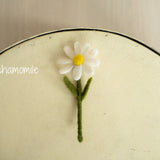 Newborn Felted Flowers Photo Toy, Needle Felted Mini Flowers, Newborn Felted Props for Girl, Newborn Photography Props, Felt Flower Decor