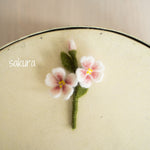 Newborn Felted Flowers Photo Toy, Needle Felted Mini Flowers, Newborn Felted Props for Girl, Newborn Photography Props, Felt Flower Decor