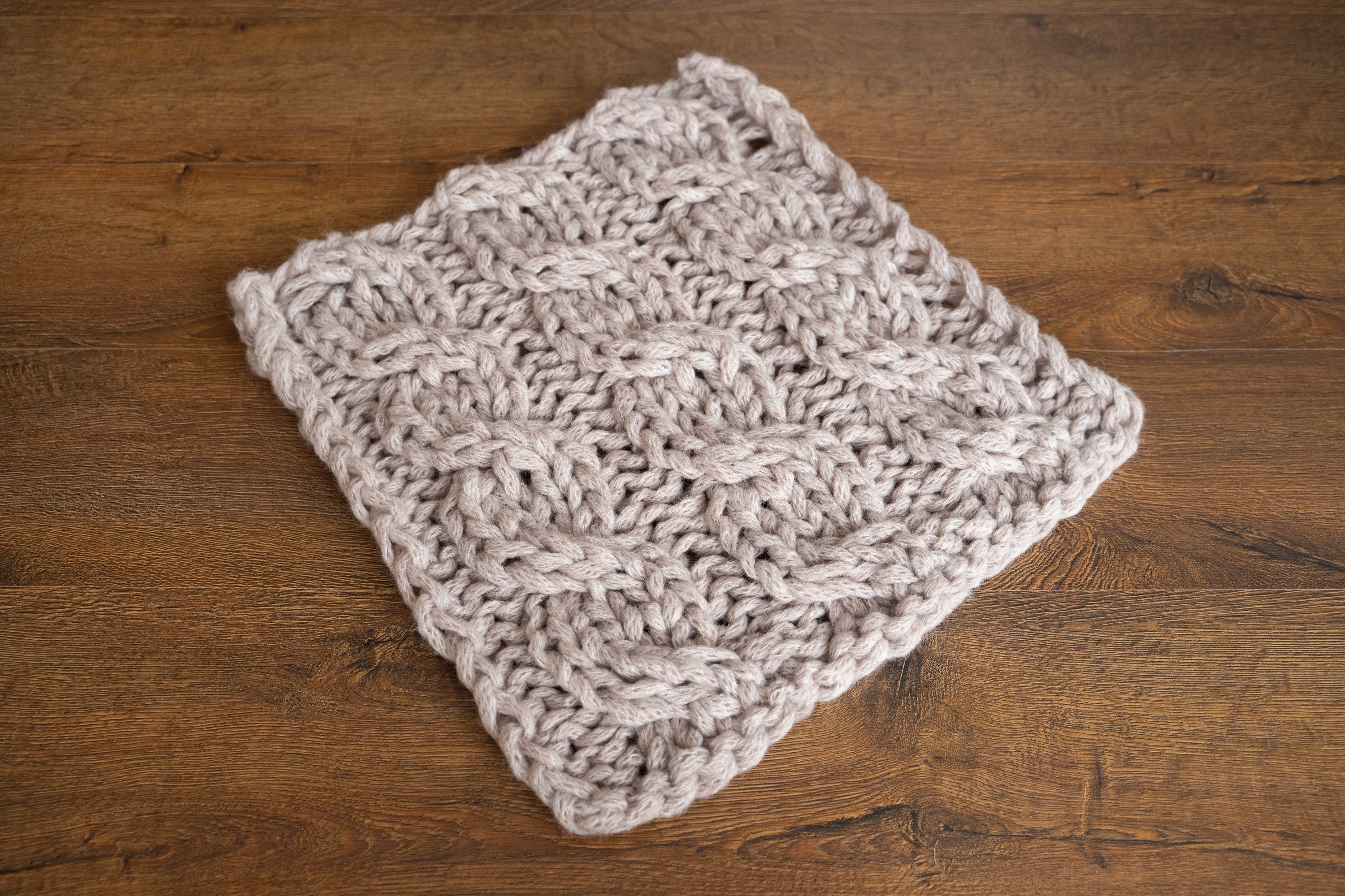 Knitted Cable Blanket for Newborn photography props, Newborn Knitted Blanket, Newborn Crochet Blanket, Knitted Newborn props for photography