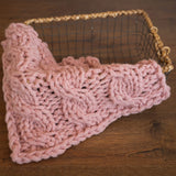 Knitted Cable Blanket for Newborn photography props, Newborn Knitted Blanket, Newborn Crochet Blanket, Knitted Newborn props for photography