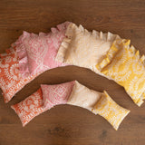 Newborn Photo Pillow with Ruffles in Boho Style, Newborn Large Pillow Photography, Newborn Posing Pillow Photo, Newborn Photography Prop