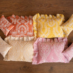 Newborn Photo Pillow with Ruffles in Boho Style, Newborn Large Pillow Photography, Newborn Posing Pillow Photo, Newborn Photography Prop