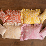 Newborn Photo Pillow with Ruffles in Boho Style, Newborn Large Pillow Photography, Newborn Posing Pillow Photo, Newborn Photography Prop